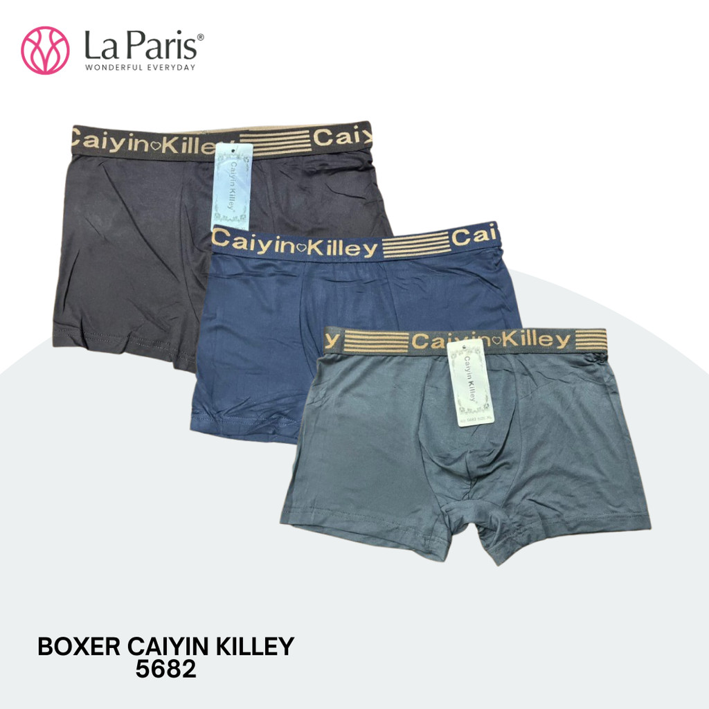 CD BOXER Pria Celana Dalam Pria Boxer CK Fashion Bahan Katun Misty Polos Pendek Motif Cowok Nyaman D