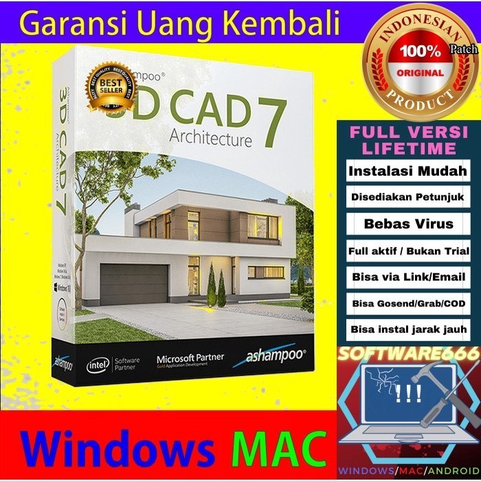 Software Arsitek: Ashampoo 3D CAD Architecture 7 [WIN] - SOFTWARE - APLIKASI - PC