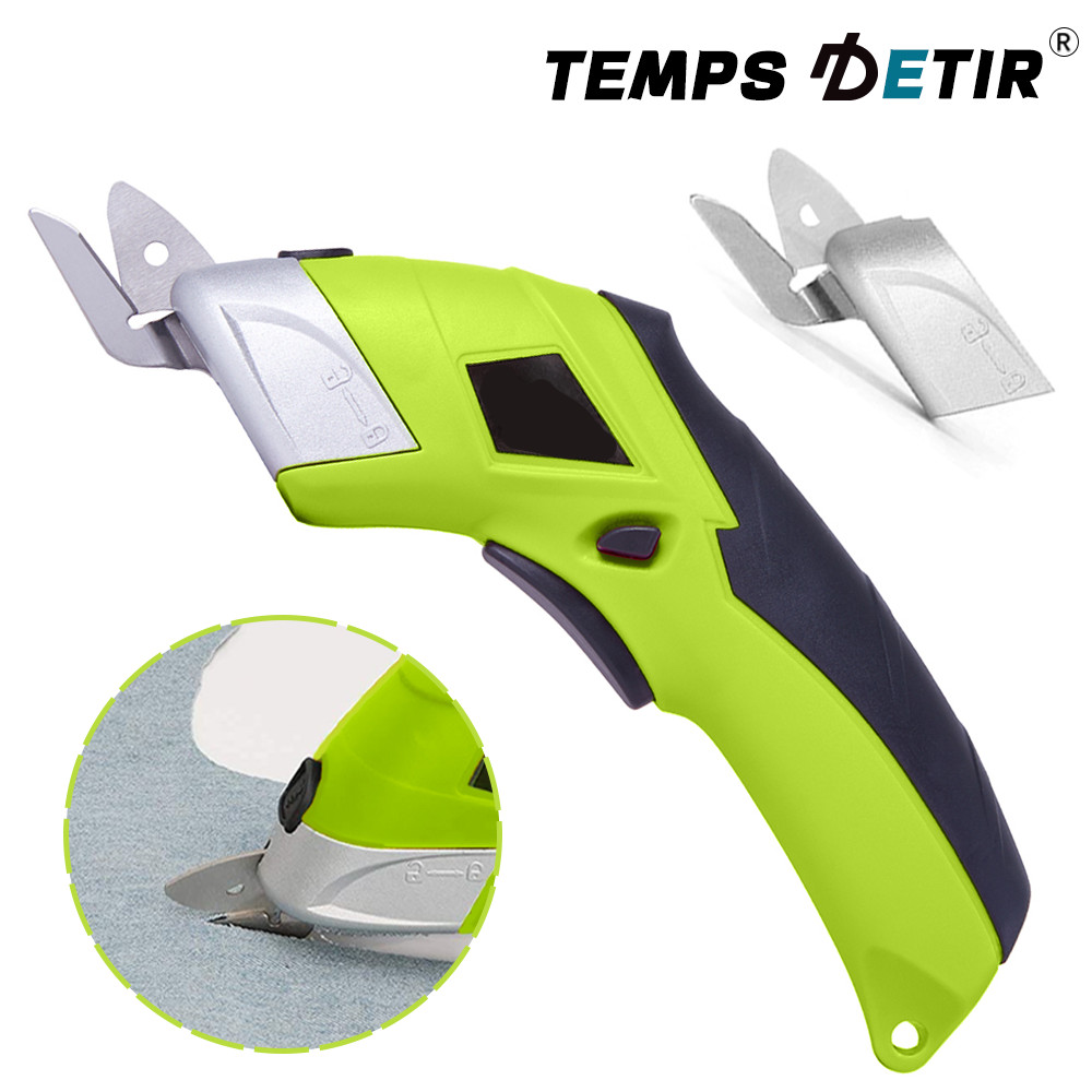 

4V Cordless Electric Scissors, Home Professional High Power Scissors Carpet Leather Sewing DIY Scissors Cardboard Cutting Tools