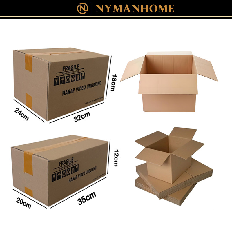 

Karton Packing Polos Baru Dan Tebal/Kardus Box Karton 32cmx24cmx18cm/35cmx20cmx12cm Kotak Packing
