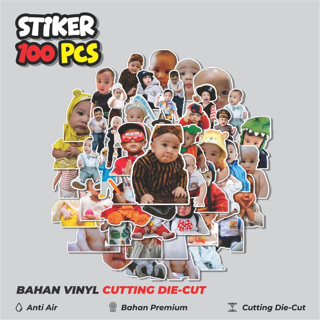 

Terbaru! 50 pcs Stiker Rayyanza Malik Ahmad Dekorasi Lucu Kreatif untuk Notebook, Skateboard, HP