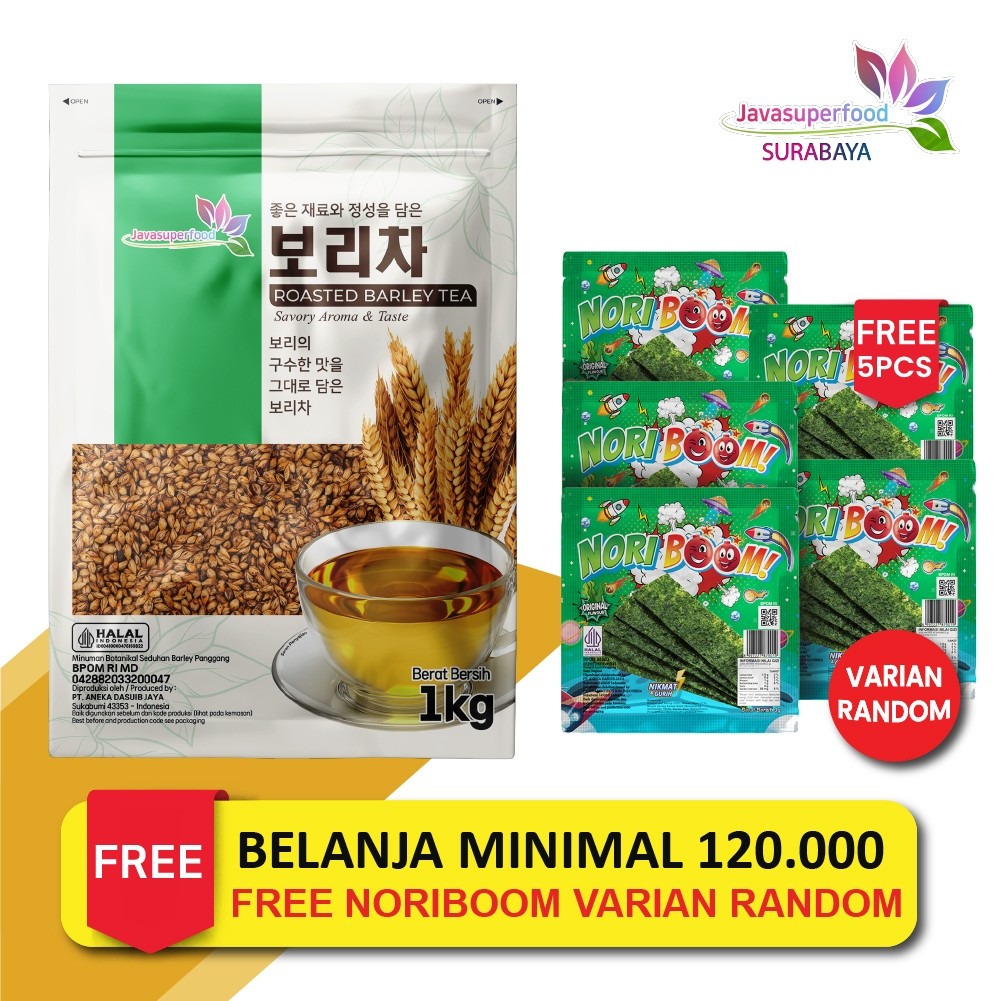 

Roasted Barley Tea / Teh Gandum Korea 1kg Terlaris