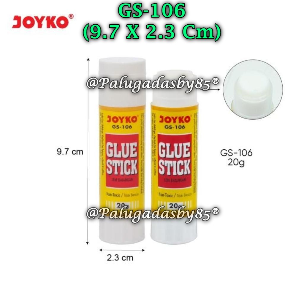

(1 Pak Isi 12 Pcs) Glue Stick JOYKO GS-106 20 Gram / Lem Kertas Batang Joyko GS-106 (1 Pak/12)