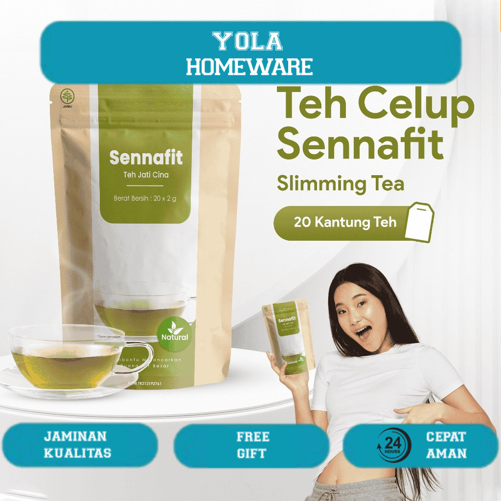 

SENNAFIT Slimming Tea Teh Pelangsing Teh Celup Daun Jati Cina Herbal Alami dan Peluntur Lemak
