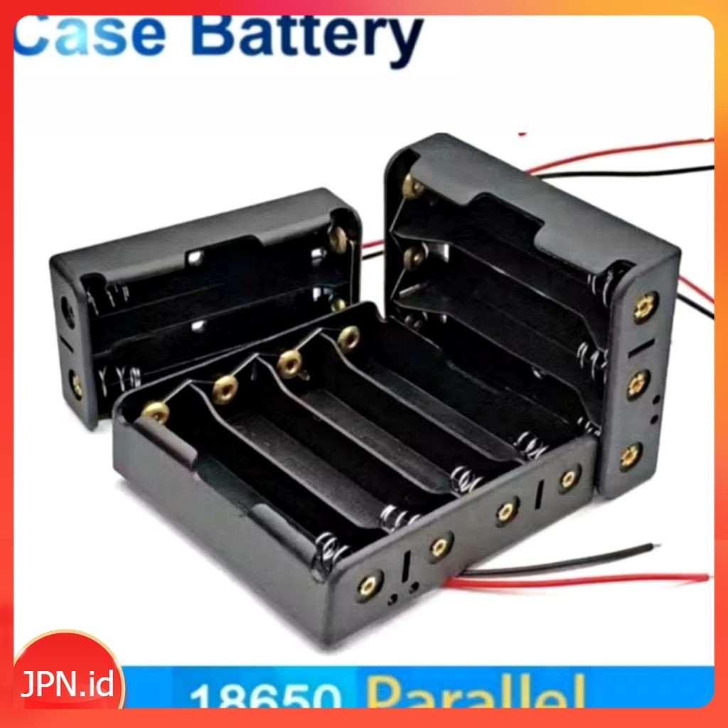 Holder Baterai 18650 Koneksi Paralel Battery - JPN