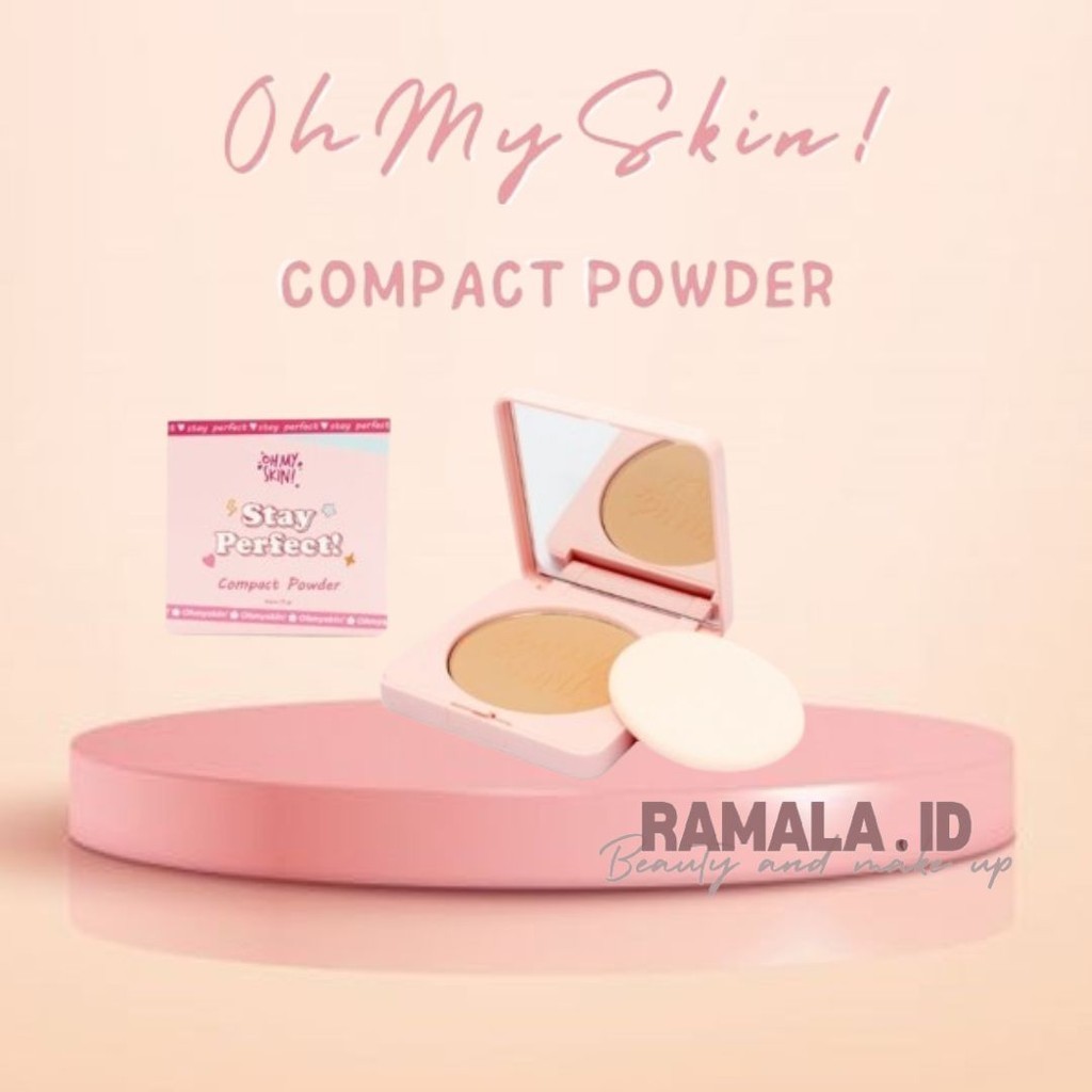 RAMALA-  OHMYSKIN Stay Perfect Compact Powder | Bedak Padat by OhMySkin