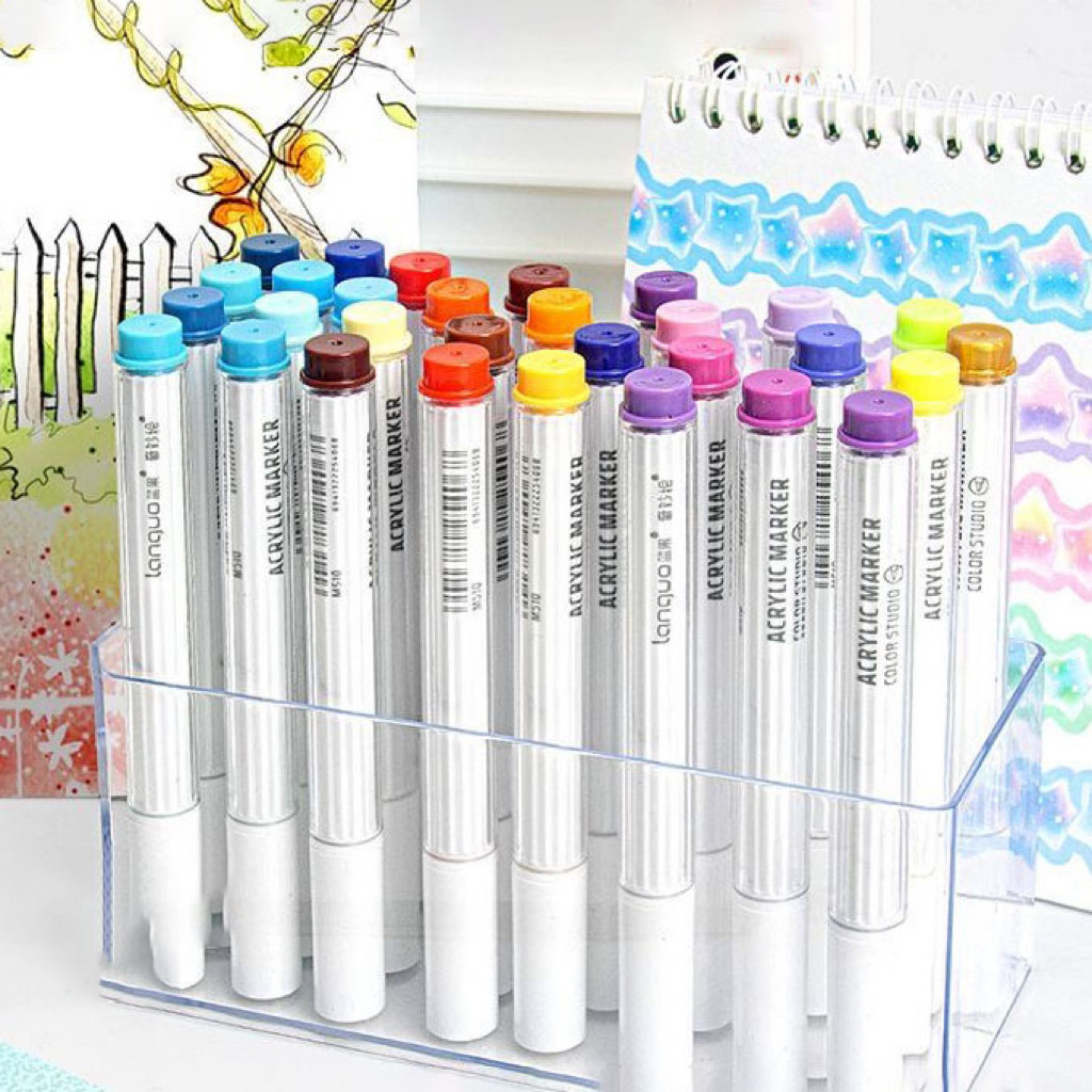 

Spidol Akrilik Acrylic Markers Set Spidol 9 Warnas Marker Diy Painting Spidol Pen Calligraphy Warna Warni barang aesthetic