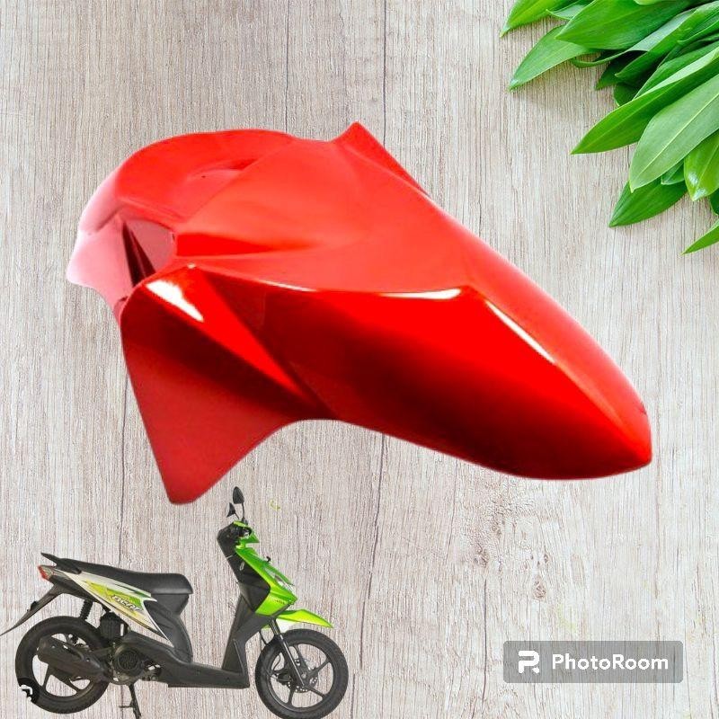 Spakbor Depan Slebor Depan Honda Beat Lama Karbu Warna Merah MIRIP ORI