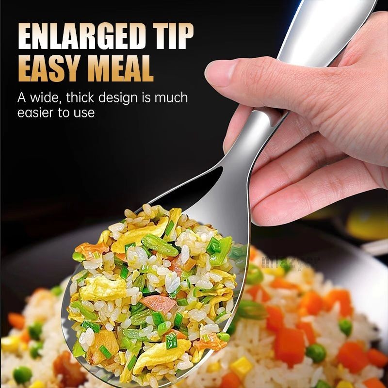 

Sendok Nasi Stainless Steel 316/Sendok Nasi Sendok/sendok Nasi Tebal/Tebal Serving Spoon Solid Easy Clean Mia