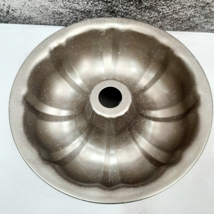 

[[ K23 - BEST SELLER Chefio Loyang Tulban Anti Lengket / Marmer Bundt Pan / Loyang Kue Gold ]]