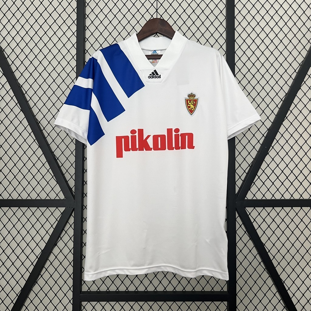 Jersey Retro Zaragoza 92/93 Home a42 Bola RetroT shirt pria