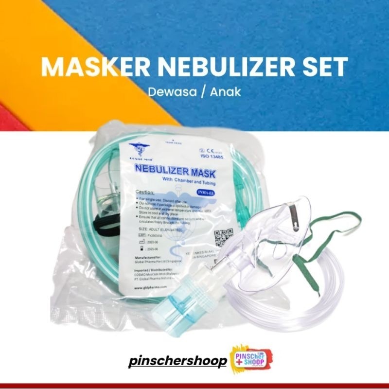 Masker Nebulizer Bayi Nebulizer Set Mask Infant / Pcs