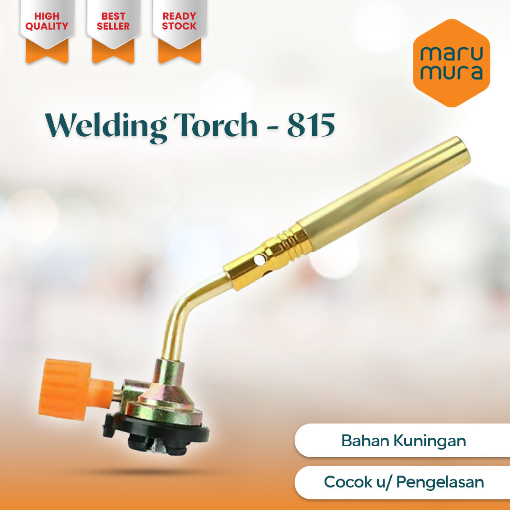 Terbaik Marumura Welding Torch - 815 Portable Gas Torch Flame Gun Brass + Hi Cook
