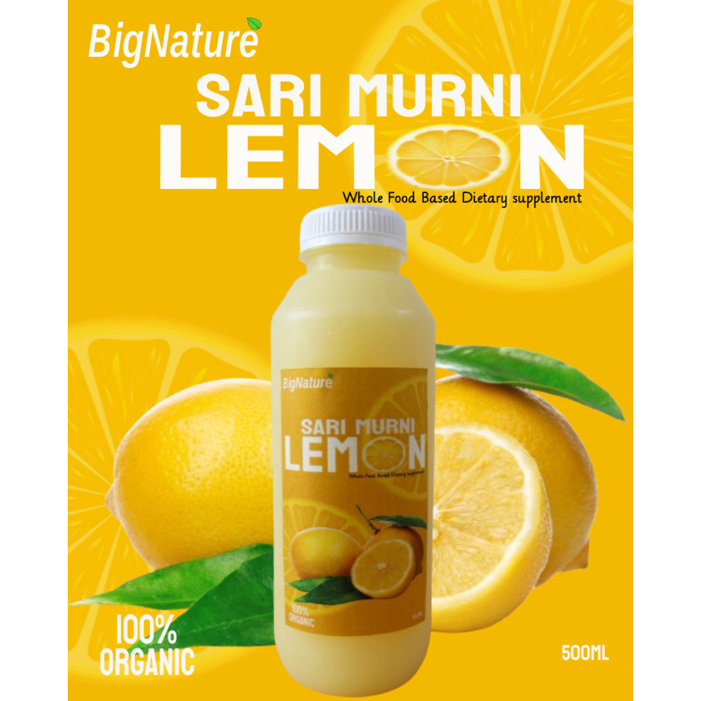 

Sari Lemon / Air Lemon Murni 500ml / Pure lemon Juice Beorganik 100%