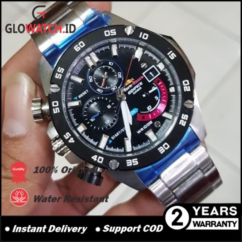 [Promo] Jam Tangan Pria Edifice EFR-558TR / EFR558TR Stainless Steel Original Casio (Garansi 2 tahun