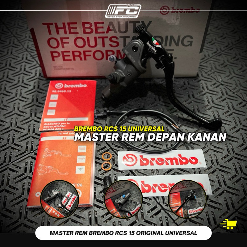 MASTER REM BREMBO KANAN RCS 15 ORIGINAL BREMBO