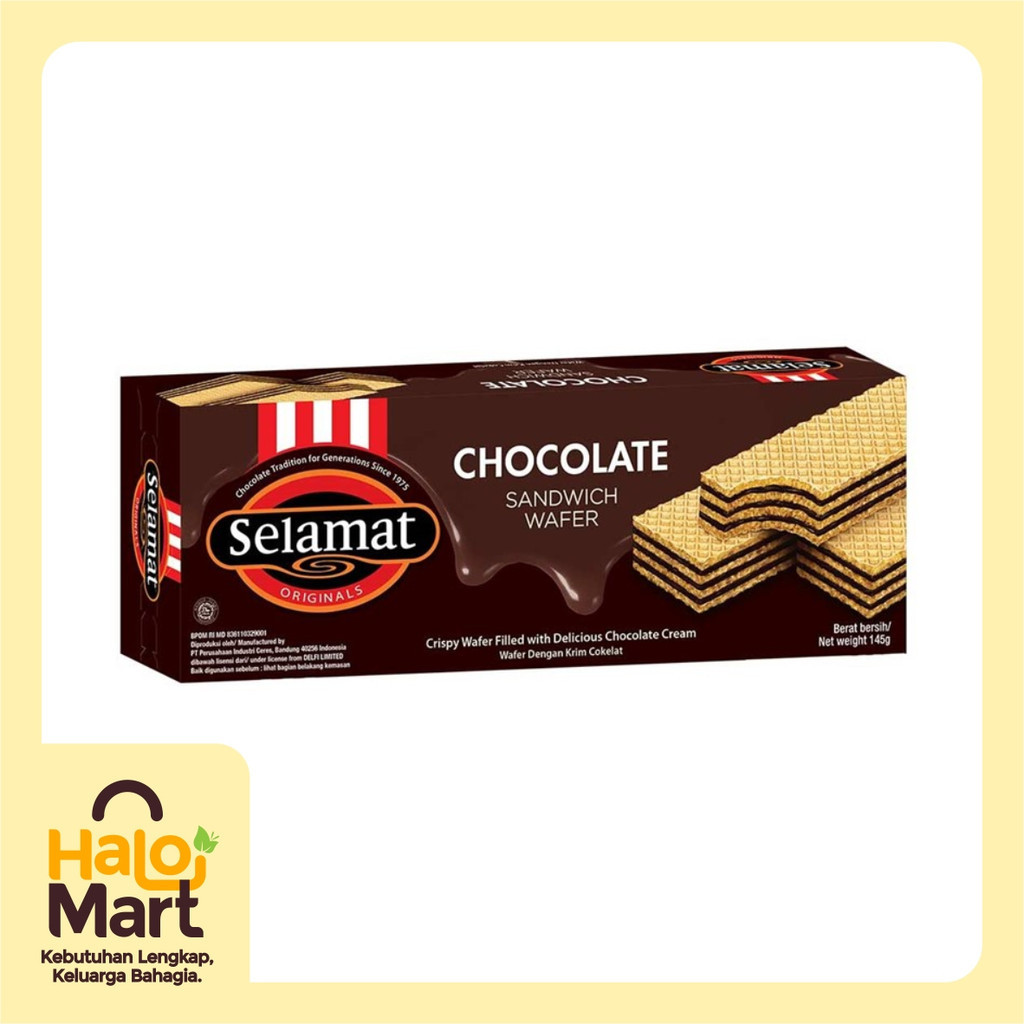 

SELAMAT WAFER CHOCOLATE 145 GRAM