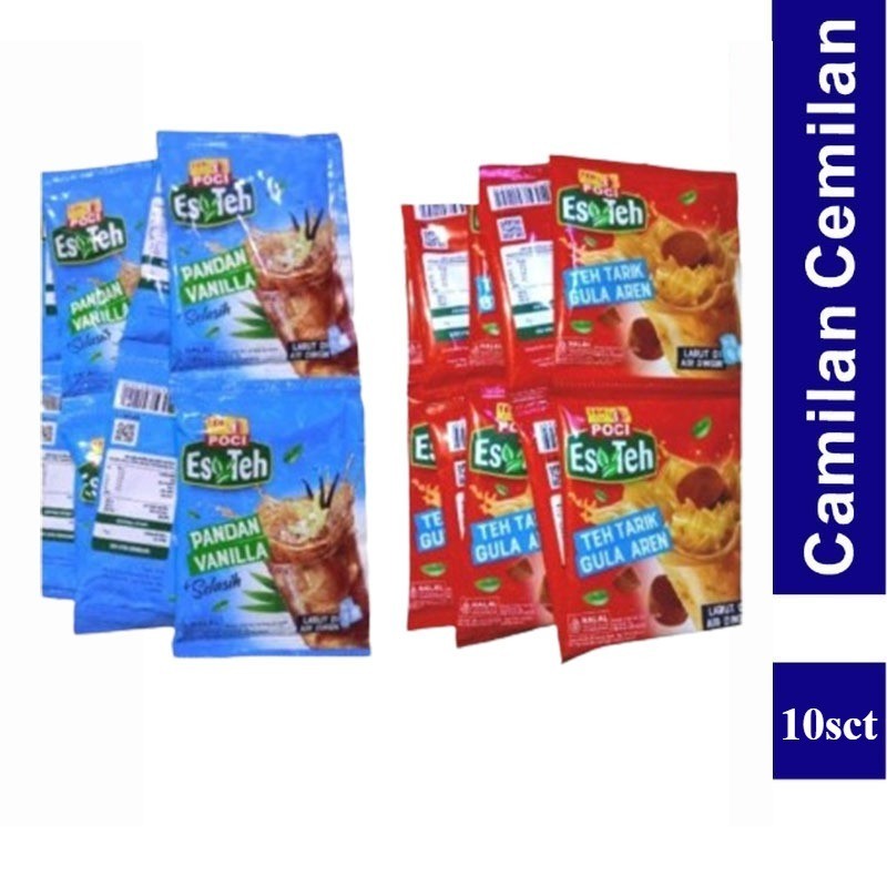 

Teh Celup Poci Teh Tarik Gula Aren Pandan Vanilla isi 10 sct x 25 gr