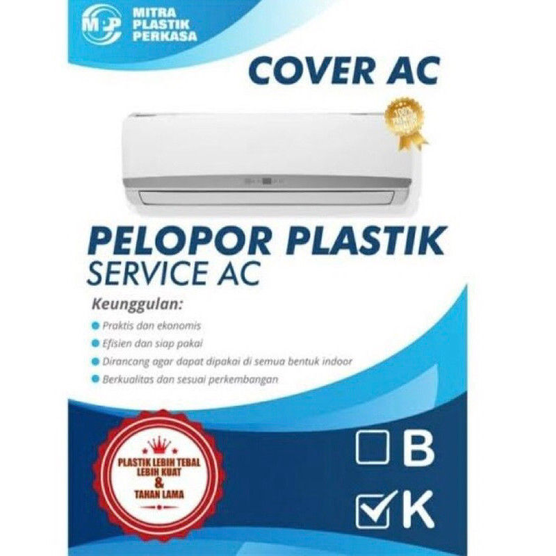 Plastik Cuci AC Cover AC Mitra Plastik Perkasa 1/2 pk Hingga 2 pk