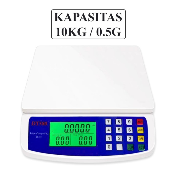 DT-580 Timbangan Digital Meja 30 Kg Dapur Duduk 10Kg Electronic Scale - DT-580 10KG