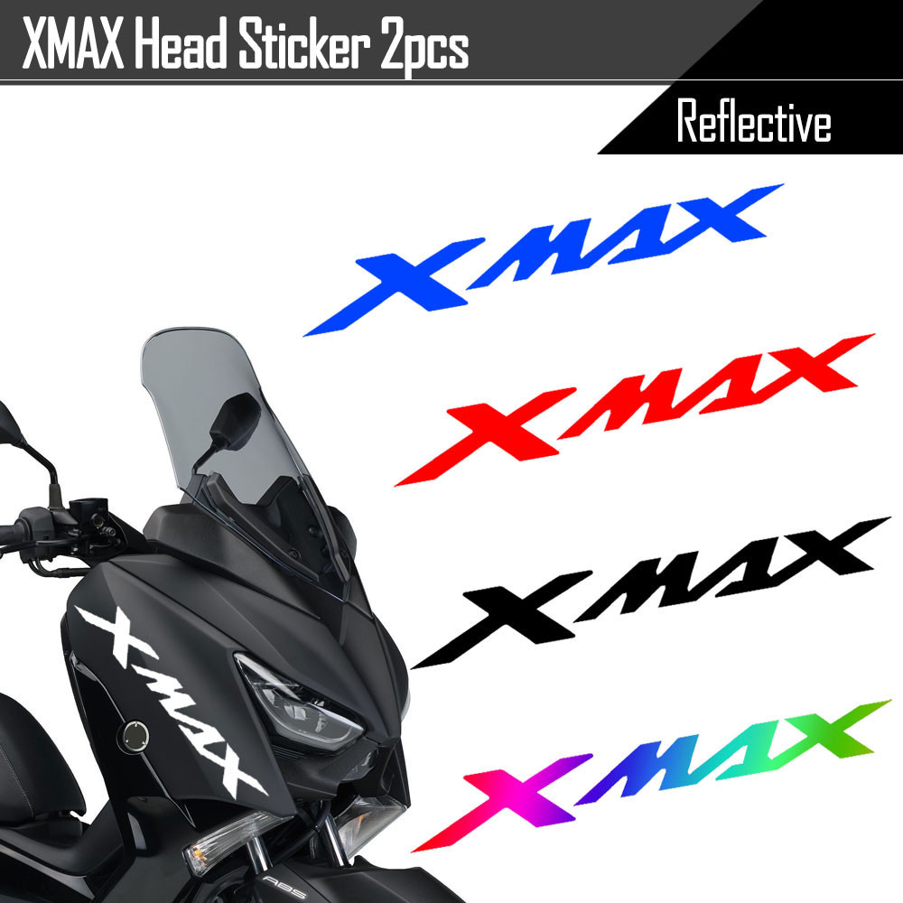 Reflective Motorcycle Accessories Scooter body Side Strip fairing Sticker logo decal For Yamaha XMAX