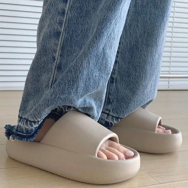 Town Shell - Pillow Feel Korean Rubber Slippers / Sandal Tinggi Karet Empuk / Sandal Rumah Korea Pol