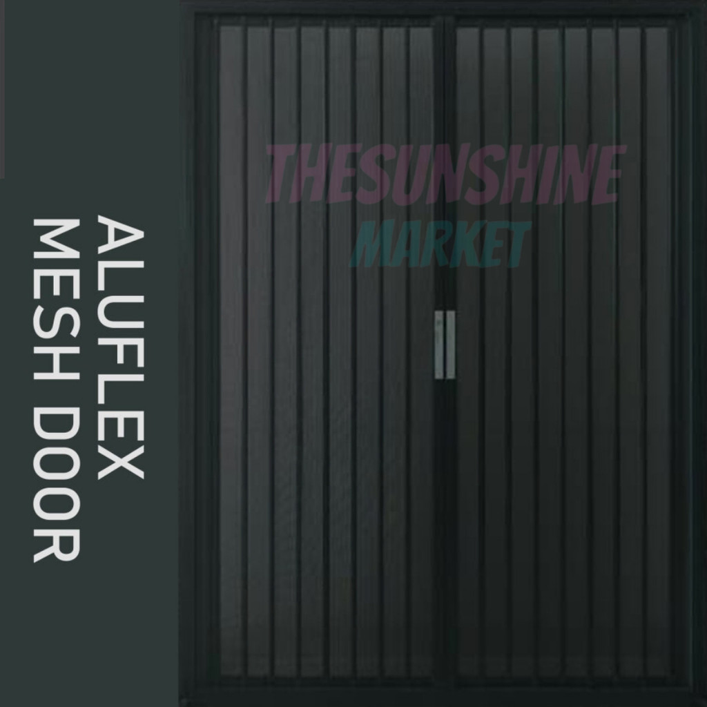Thesunshine Market - AluFlex Mesh Door Pintu Alumunium Anti Nyamuk / Pintu Lipat Kasa Nyamuk