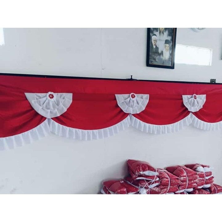 10 gelombang background abutai balon remple pelamin - Model Terbaru