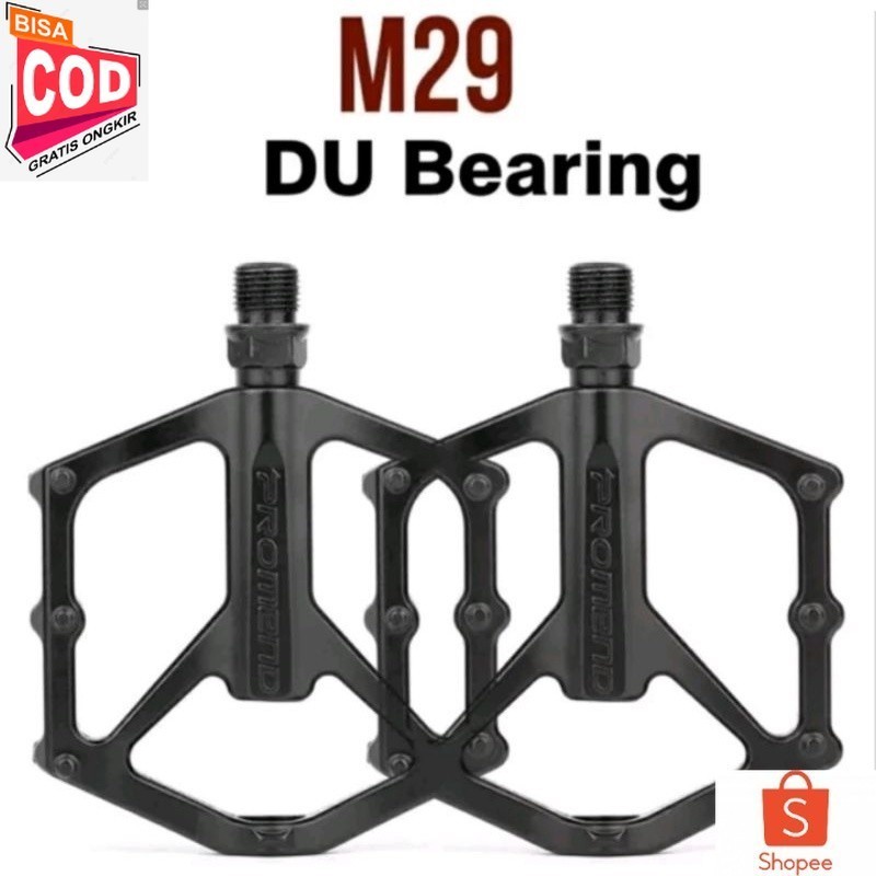 Pedal Promend M29 DU Bearing Anti Slip Pedal Sepeda