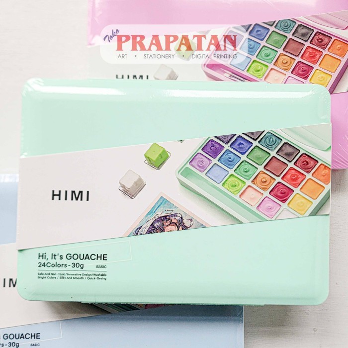 

promo ✨ -Miya Himi Gouache 24 rna 30ml - Case Pink