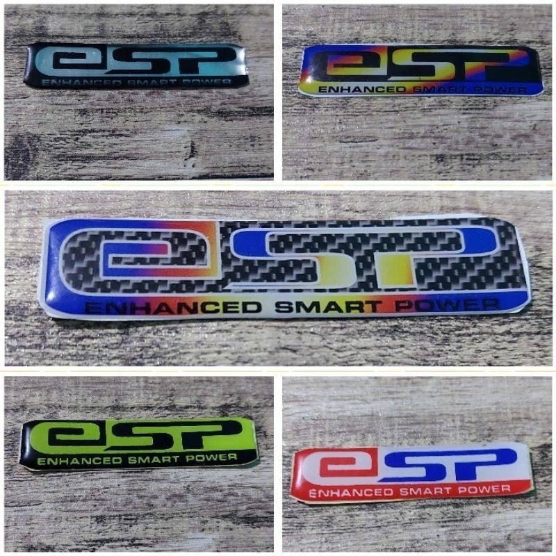 [ DELSER MOTOR ] STIKER EMBLEM ESP DI TUTUP FILTER TIMBUL STICKER WATERPROOF TAHAN AIR BEAT POP ECO 