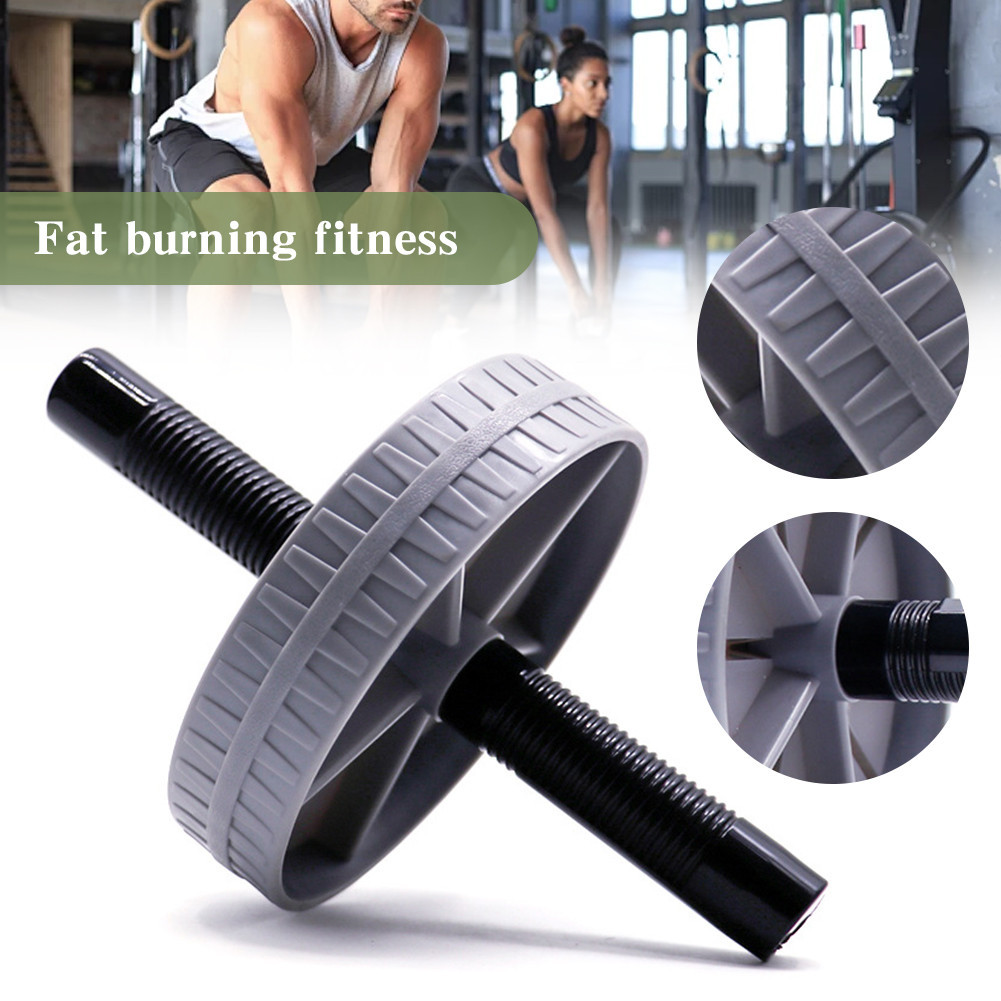 Abdominal Wheel Non-slip Abdominal Roller No Noise Abdominal Trainer Abdominal Exerciser Strengthen 