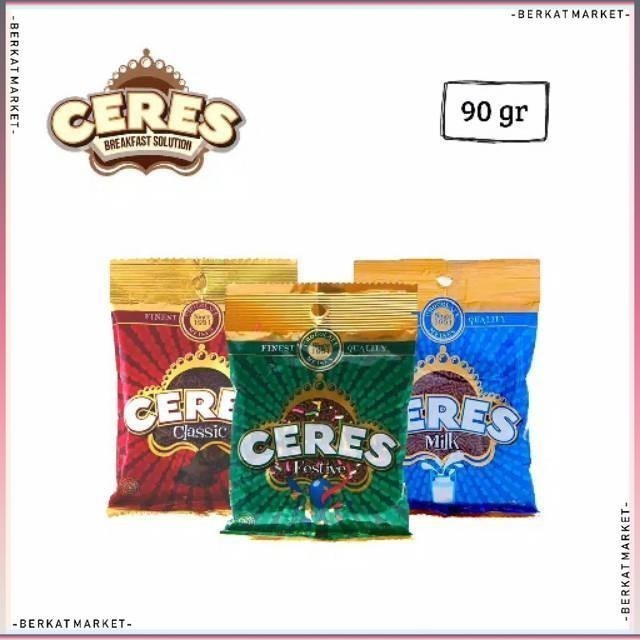 

Meses Ceres 80 gr Choco Classic / Festive / Milk