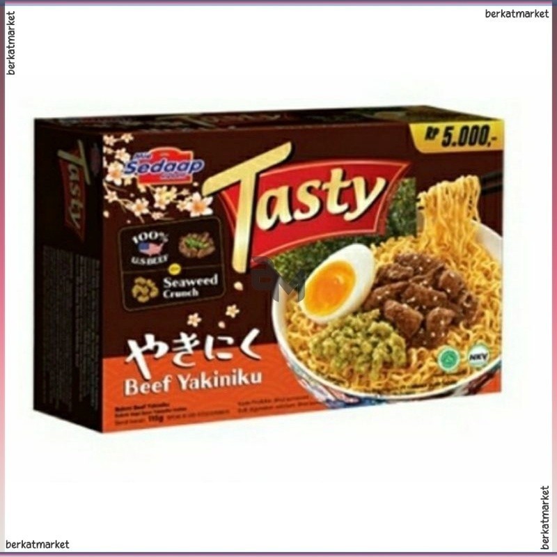 

MIE SEDAAP TASTY BEEF YAKINIKU 115G BAKMI SAPI SAUS YAKINIKU