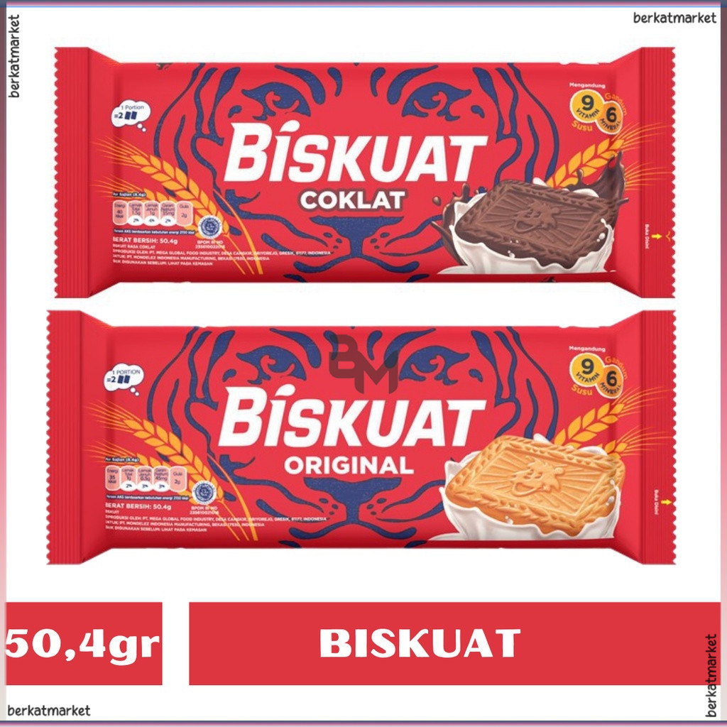 

Biskuat Biskuit Original Coklat 50gr