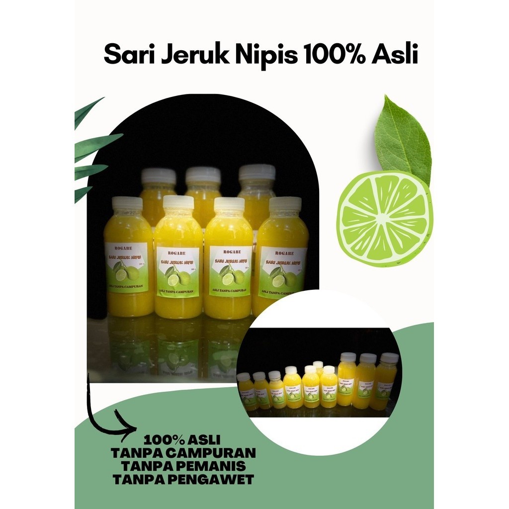 

Perasan Jeruk Nipis 100% Murni / Sari Jeruk Nipis / Original / A N