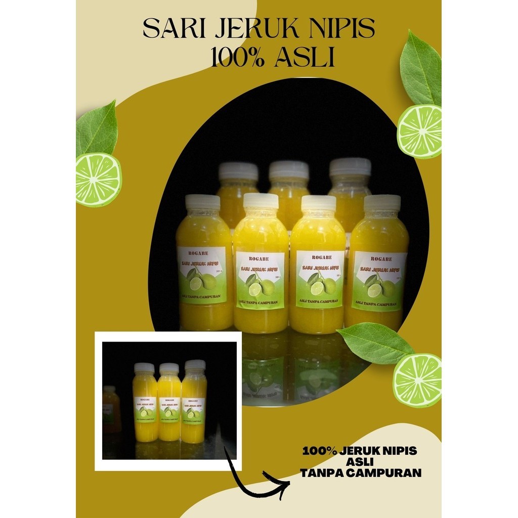 

Perasan Jeruk Nipis 100% Murni / Sari Jeruk Nipis / Original / B P