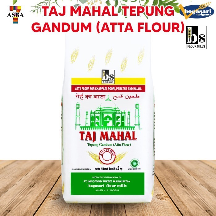 

TERJUAL Taj Mahal Tepung gandum (Atta Flour) 2Kg