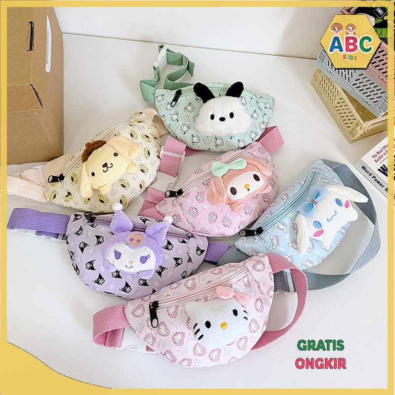 ABC KIDS Tas anak perempuan BULU tas kuromi Tas Anak Karakter Tas Ransel Anak TK