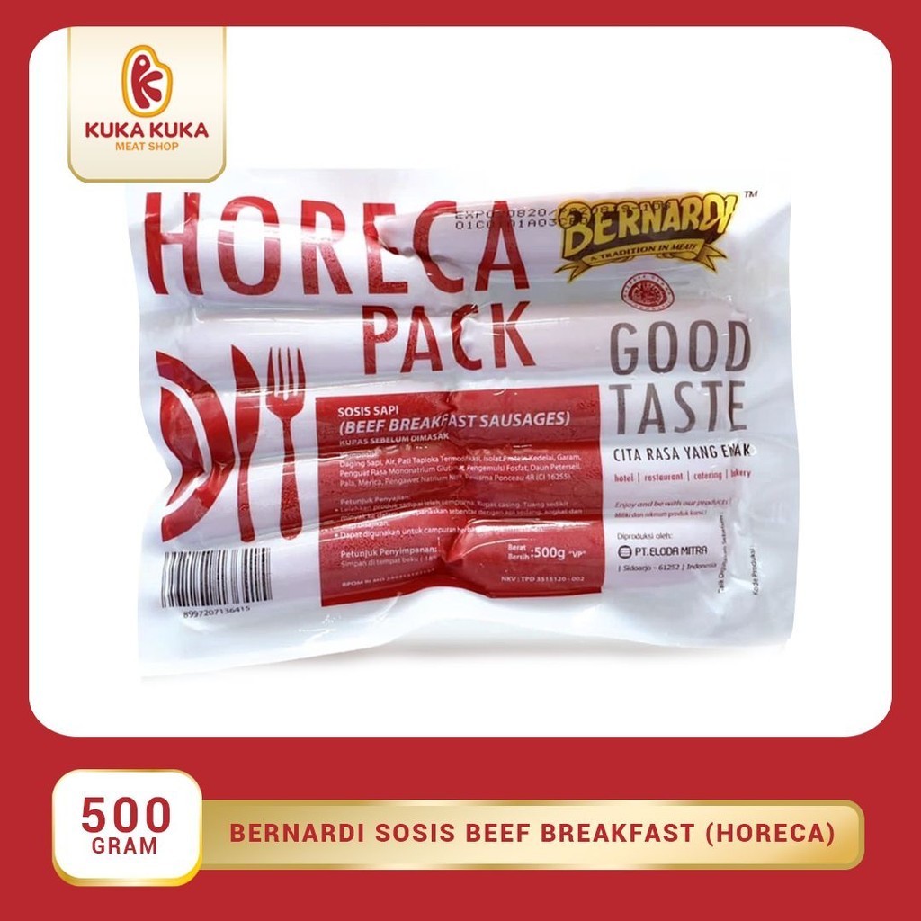 

RB Bernardi Horeca Pack Beef Breakfast VP 500gram