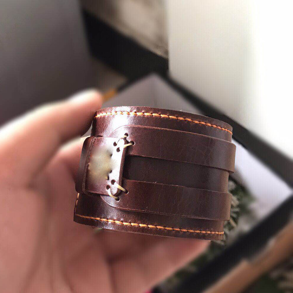 

DIY leather craft unique design bracelet die cutting knife mold metal hollowed punch tool blade set 19x7cm