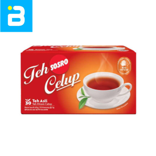 

Teh Sosro Celup Black Tea 30S 60G