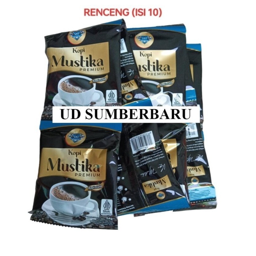 

KOPI MUSTIKA 1 RENCENG ISI 10 KOPI PLUS GULA PREMIUM