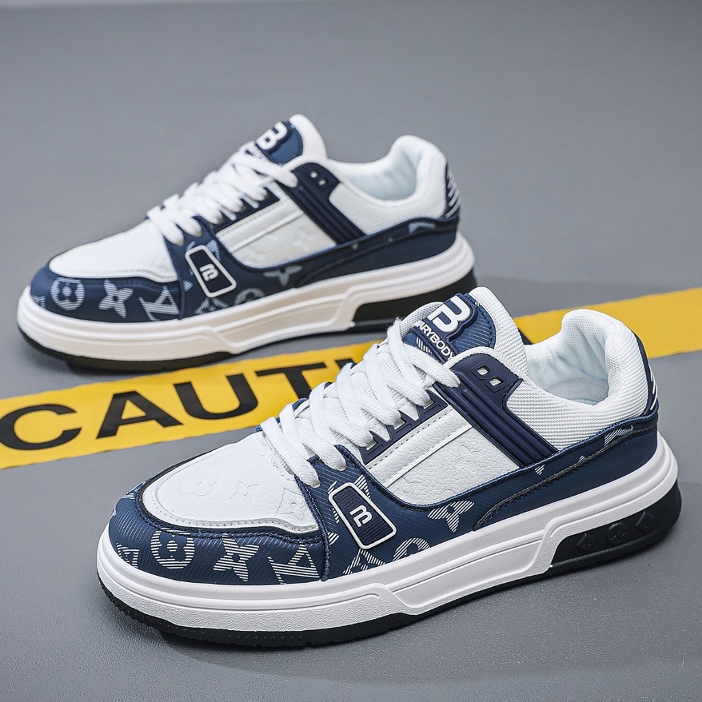 PANARYBODY Sepatu Pria Sneakers Bermotif Unik Sepatu Berkualitas Keren Model Terbaru QN8807
