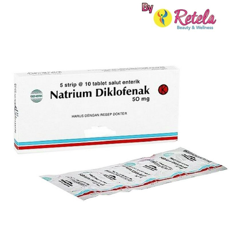 NATRIUM DIKLOFENAK 50MG 1 STRIP 10 TABLET