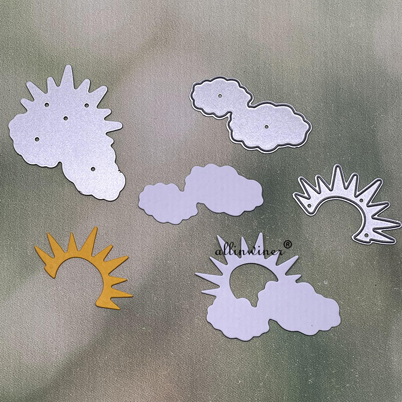 

Sun cloud decoration DIY Craft Metal Cutting Die Scrapbook Embossed Paper Card Album Craft Template Stencil Dies