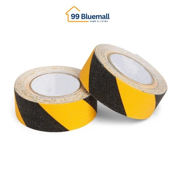 

99Bluemall Lakban Pasir Tape Safety Grid Anti Slip 5M Strong Traction