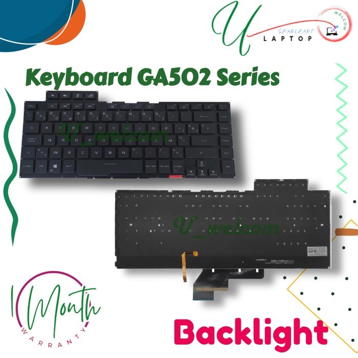 Keyboard Rog Zephyrus GA502 GU502G GA502G GU502 GX502 GM502 Backlight