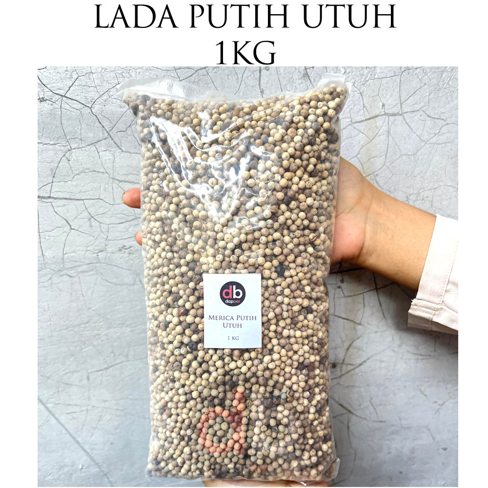 

Lada Putih Utuh Merica Putih 1kg