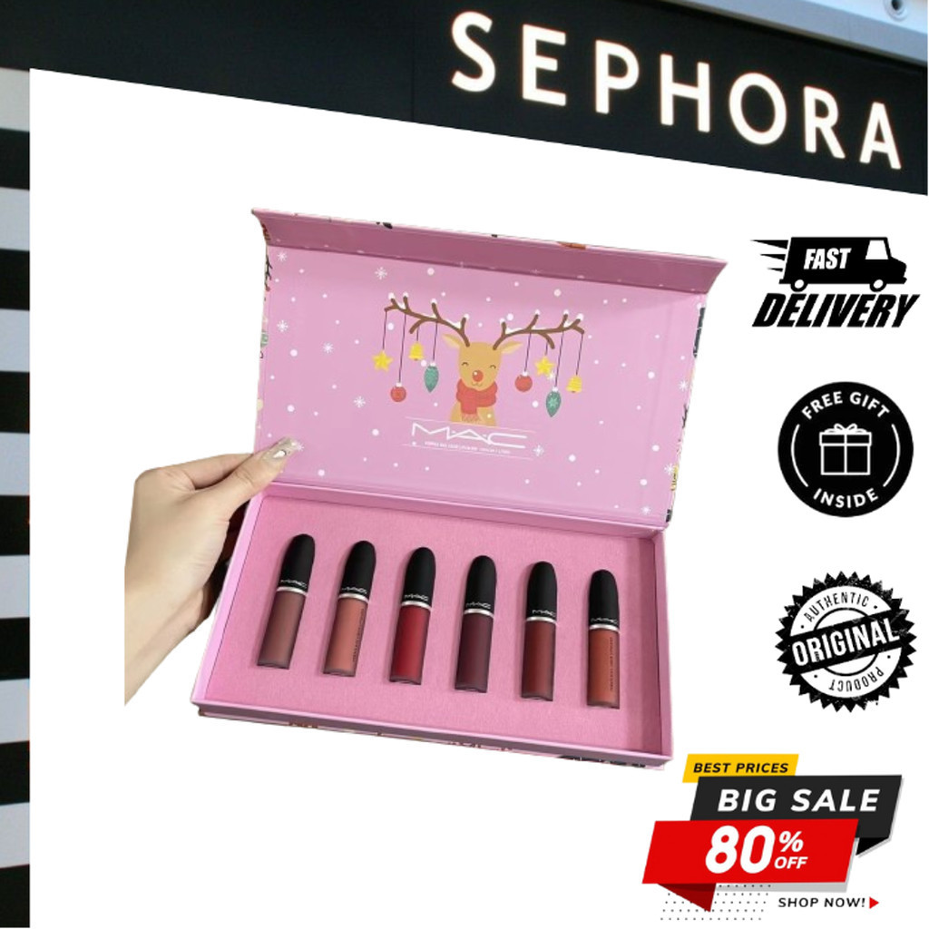 MAC Lipstick/MAC Lipstick Set Limited Gift Box/MAC Lipstik·Matte Lipgloss·Liquid Lip Matte·Liquid Li
